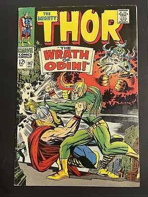 Buy Thor 147 Marvel Comics  1967 Inhumans Origin Continues Kirby Mid Grade *PNCARDS* • 47.40£