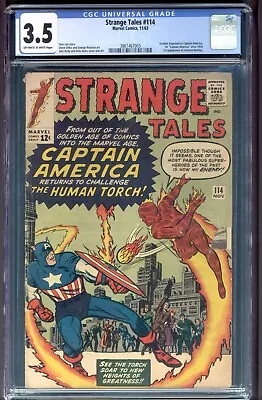 Buy Strange Tales #114 (Marvel Comics) CGC 3.5 *3rd Appearance Of Dr. Strange *KEY • 221.18£