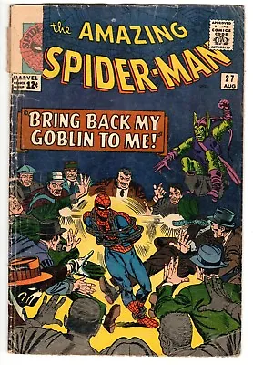 Buy Amazing Spider-Man #27 - 5th Appearance Of Green Goblin, Good Condition • 34.79£