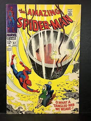 Buy Amazing Spider-man # 61  ( 1968 )  1st Gwen Stacy!  Marvel Comics! • 60£