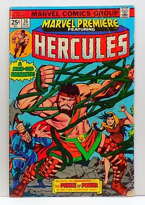 Buy Marvel Premiere Featuring Hercules #26 --1975-- • 5.03£