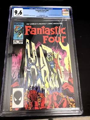 Buy 🔥💎 Fantastic Four #280 (1985) Classic Byrne  HATE  Cover CGC 9.6 She-Hulk!💎🔥 • 27.55£