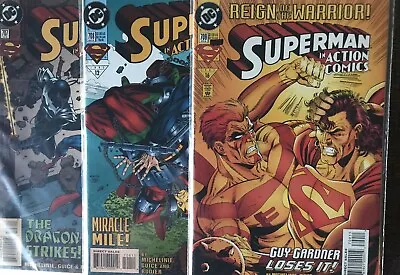 Buy Superman In Action Comics No’s 707 - 709 Great Bundle Deal 1995 DC  • 9.99£