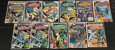 Buy Detective Comics Vol 1 #463, 464, 466, 470, 473, 474, 477 (2), 478, 479, 495 • 71.49£