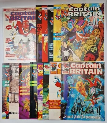Buy Captain Britain Vol.2 1985 Complete Set #1-14 • 28£