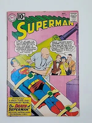 Buy SUPERMAN #149 ~ Silver Age- Death Of Superman ~ 1961 • 79.06£