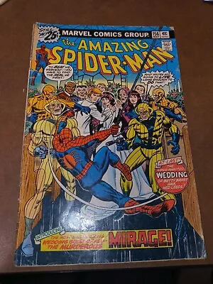Buy Amazing Spider-Man #156 Key 1st Mirage Doc Ock Betty Brant & Ned's Wedding 1976 • 12.49£
