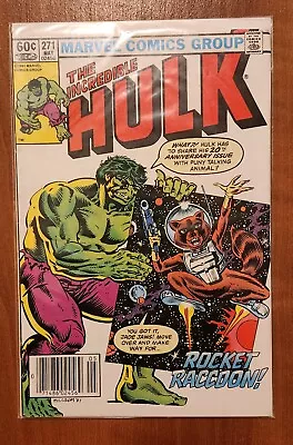 Buy The Incredible Hulk #271 (Marvel Comics, 1982) Rocket Raccoon. VF+ • 158.12£