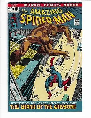 Buy Amazing Spider-man 110 - F+ 6.5 - 1st Gibbon - Kraven Cameo - Gwen Stacy (1972) • 51.37£