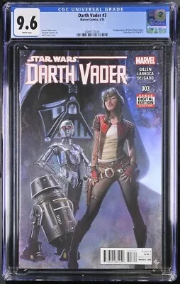 Buy Darth Vader #3 CGC 9.6 First Appearance Of Doctor Aphra FIRST Print White Pages • 82.81£