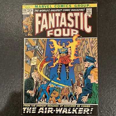Buy Fantastic Four #120,  1st Air-walker, 1972 • 79.94£