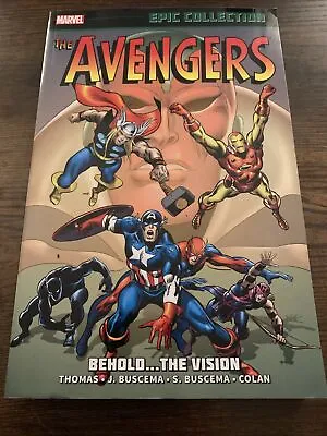 Buy Avengers Epic Collection Vol 4 Behold…the Vision TPB Complete Marvel Roy Thomas • 32.77£