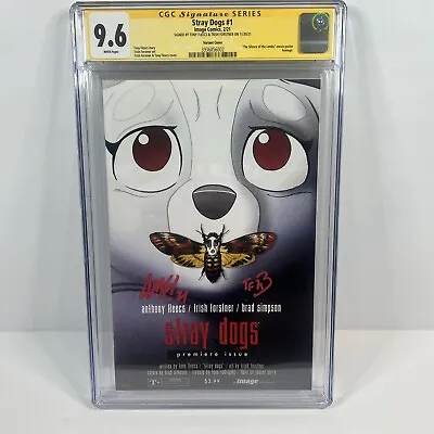 Buy Stray Dogs #1 CGC 9.6 Image 2021 1st Print Cover B Silence Of The Lamb Signedx2 • 74.08£