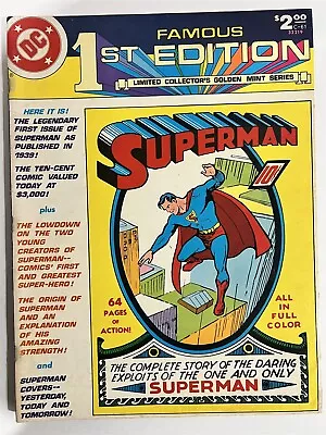 Buy Famous 1st Edition Superman #1 Dc Comics 1979 C-61 Treasury Size • 17.78£