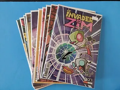 Buy Invader Zim #2, 15, 18, 20, 21, 25-27, 29, 32 - 10 Oni Press Comics Lot 2015 • 31.77£