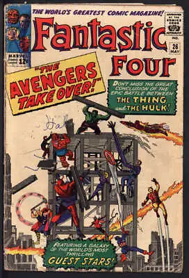 Buy Fantastic Four #26 1.8 // Thing Vs. Hulk Conclusion Marvel Comics 1964 • 57.20£