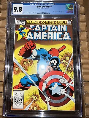 Buy 1982 Marvel Captain America #275 1st Appearance Baron Zemo Ii Mike Zeck Cgc 9.8 • 150.90£