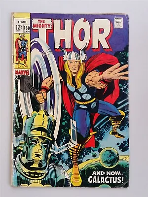 Buy Thor Mighty #160 Vg- (3.5) Jamuary 1969 Marvel Comics ** • 29.99£