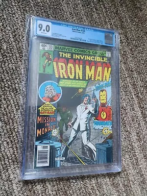 Buy Iron Man #125 CGC 9.0 (Aug 1979, Marvel) VF/NM Newsstand White Pages • 39.72£