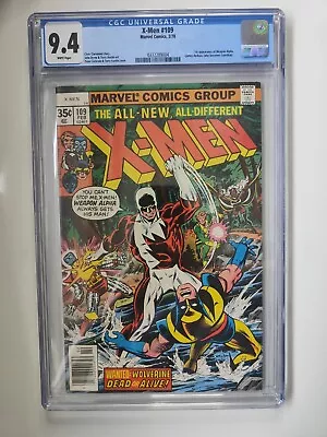 Buy X-Men #109 1978 CGC 9.4 (1st App Of Weapon Alpha) White Pages • 395£
