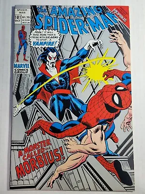 Buy Amazing Spider-Man #101 1992 Reprint 1st Appearance Morbius Grey Metallic Cover • 14.21£
