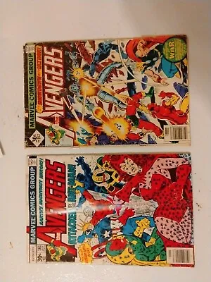 Buy AVENGERS #161 162 (1977) 1st App Jocasta Early Ultron New Wonder Man Costume VG • 9.53£