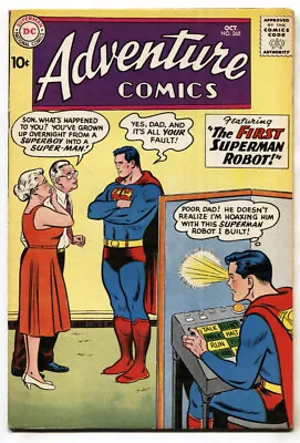 Buy Adventure Comics #265--1959--superboy--green Arrow--aquaman --fn/vf • 108.54£