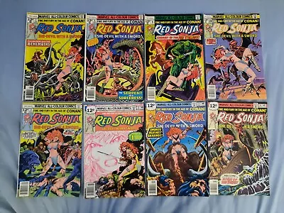 Buy Red Sonja #7,8,9,10,11,12,13 & 14 (Marvel 1978) 8 X Bronze Age Issues Great Con. • 39.99£