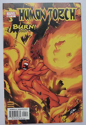 Buy Human Torch #4 - 1st Printing Marvel Comics September 2003 VF- 7.5 • 4.45£