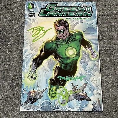 Buy Green Lantern 80th Anniversary 100 Page Special Triple Signed Johns Tamaki Baron • 55.16£