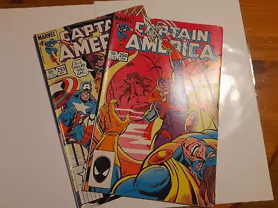 Buy Captain America #293 #294 May/June 1984 1st Team App Of The Sisters Of Sin • 7.50£