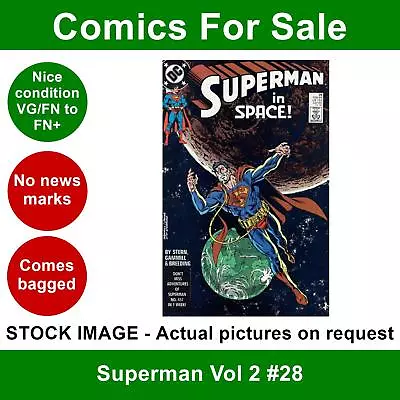 Buy DC Superman Vol 2 #28 Comic - VG/FN+ 01 February 1989 • 3.99£