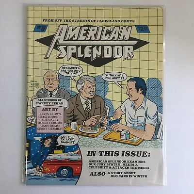 Buy American Splendor#8 (1983) 1st Harvey Pekar R Crumb Brown DUMM Budgett Cavey • 18.93£