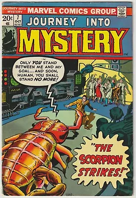 Buy Journey Into Mystery #7  (Marvel 1972) VFN- • 19.95£