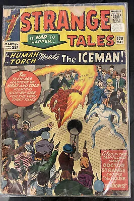 Buy Strange Tales #120 (1964)  1st Iceman Crossover With Human Torch! • 43.48£