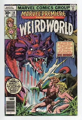 Buy Marvel Premiere #38 (1977) VF 1st Weirdworld In Standard Comic Newsstand • 5.56£