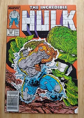 Buy Marvel The Incredible Hulk August 1988 #342-Very Good • 3.98£