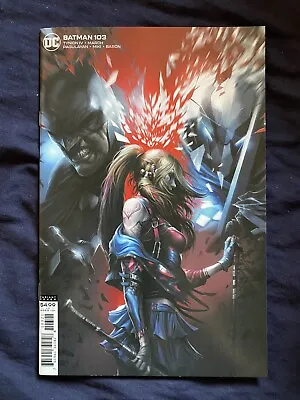 Buy Batman #103 (dc 2020) Francesco Mattina Variant - Bagged & Boarded. • 6.45£