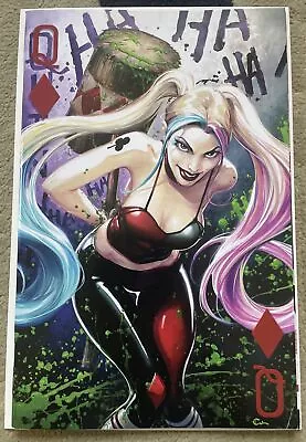Buy DC Harley Quinn #31 (2023) Clayton Crain Minimal Virgin Variant Cover • 24.05£