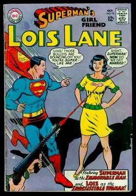 Buy DC Comics Superman's Girl Friend LOIS LANE #78 VG+ 4.5 • 5.62£