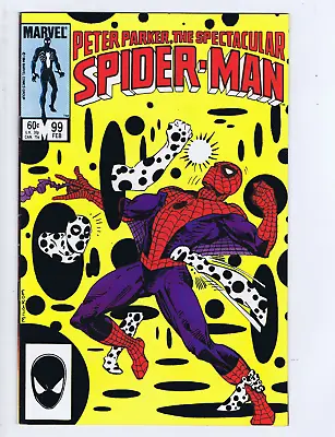 Buy Peter Parker, Spectacular Spider-Man #99 Marvel 1985 Spider On The Spot ! • 19.99£