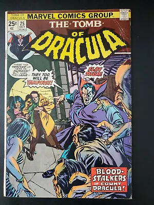 Buy Tomb Of Dracula 25 FN- 1st Appearance Of Hannibal King, MVS Intact • 28.15£