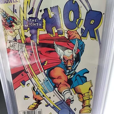 Buy Thor 337 CBCS 9.4 First Beta Ray Bill Newsstand • 237.17£