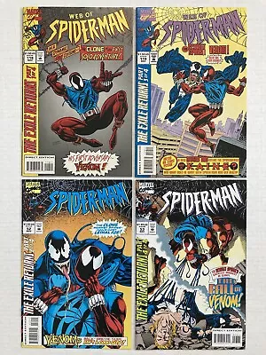 Buy Web Of Spider-man #118 119 52 53 Exile Returns 1-4 1st Ben Riley Scarlet Spider • 148.23£