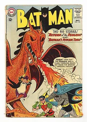 Buy Batman #155 GD 2.0 1963 1st Silver Age App. Penguin • 209.77£