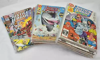 Buy DC JUSTICE LEAGUE1989 Europe Adventure Comics Aquaman LOT Of 65 (49 Comic Books) • 33.41£