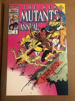 Buy New Mutants Annual #2 High Grade Beautiful Copy, See Pics! 1st Appr PSYLOCKE • 39.52£