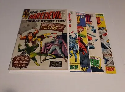 Buy Daredevil 6, (Marvel, 1965), 52, 82, 42, 83, 1st Appearance, Comic Lot • 180.71£