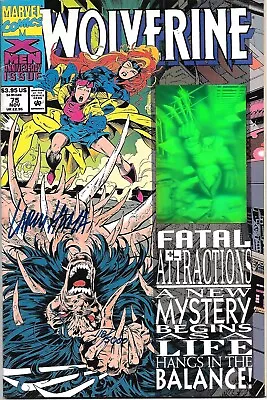 Buy Wolverine #75 Fatal Attractions Signed By Larry Hama Autograph 118/5000 COA • 39.52£