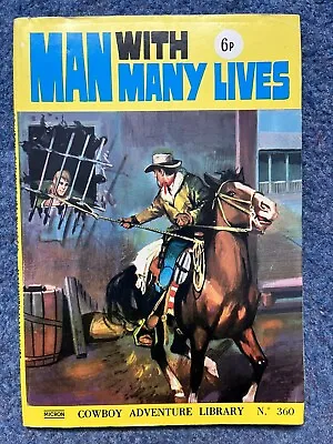 Buy Cowboy Adventure Library Comic No. 360 Man With Many Lives • 3.49£